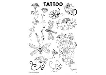 T1. Laikinos tatuiruotės su Sigutės Ach piešiniais